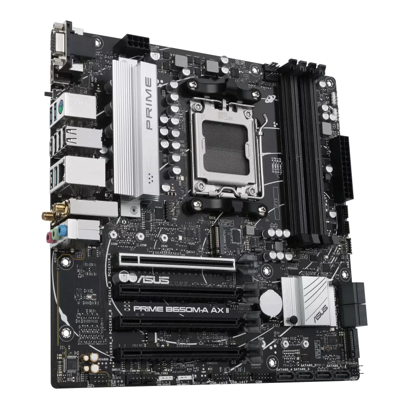 TARJETA MADRE ASUS PRIME B650M-A AX6 II AM5 MICRO-ATX DDR5 90MB1J90-M0EAY0-1