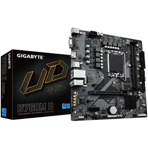 TARJETA MADRE GIGABYTE B760M H LGA1700 MICRO ATX DDR5
