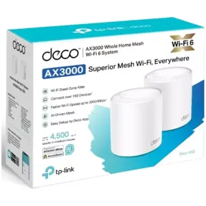 TP-LINK AX3000 WHOLE HOME MESH WI-FI 6 SYSTEM-DECO X50(2-PACK)