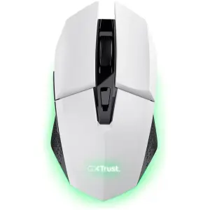 TRUST MOUSE GAMING INALAMBRICO GXT 110 FELOX RECARGABLE CON ILUMINACIÓN LED MULTICOLOR BLANCO - 25069