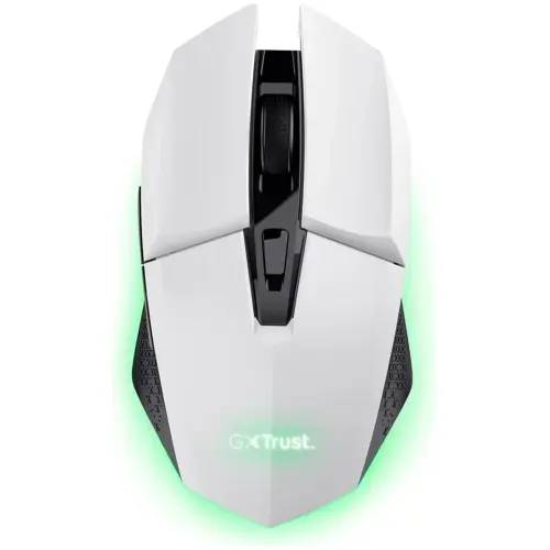 TRUST MOUSE GAMING INALAMBRICO GXT 110 FELOX RECARGABLE CON ILUMINACIÓN LED MULTICOLOR BLANCO - 25069