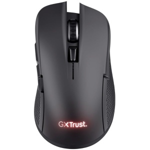TRUST MOUSE GAMING INALAMBRICO GXT 931 YBAR RECARGABLE 50 HRS DE AUTONOMIA COLOR NEGRO - 25330