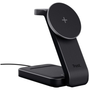 TRUST SOPORTE VIRO DE CARGA MAGNETICO INALAMBRICO 3 EN 1 PARA IPHONE, APPLE WATCH Y AIRPODS - 25464