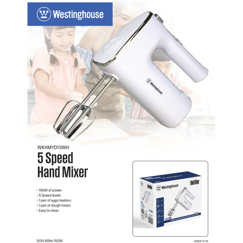 WKHMYD13WH HAND MIXER_Specsheet