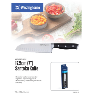 WCKTSC15212_17.5CM SANTOKU KNIFE_Specsheet
