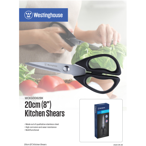 WCKG0082BK Kitchen Shears Specsheet